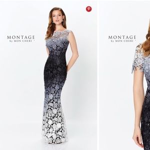 Ombre Gown Mon Cheri Long